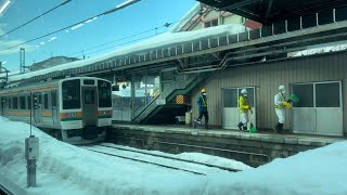 【山を超えると温泉地】上越線 E129系 車窓動画 湯檜曽→水上/Jōetsu Line E129 series car window video Yubiso → Minakami