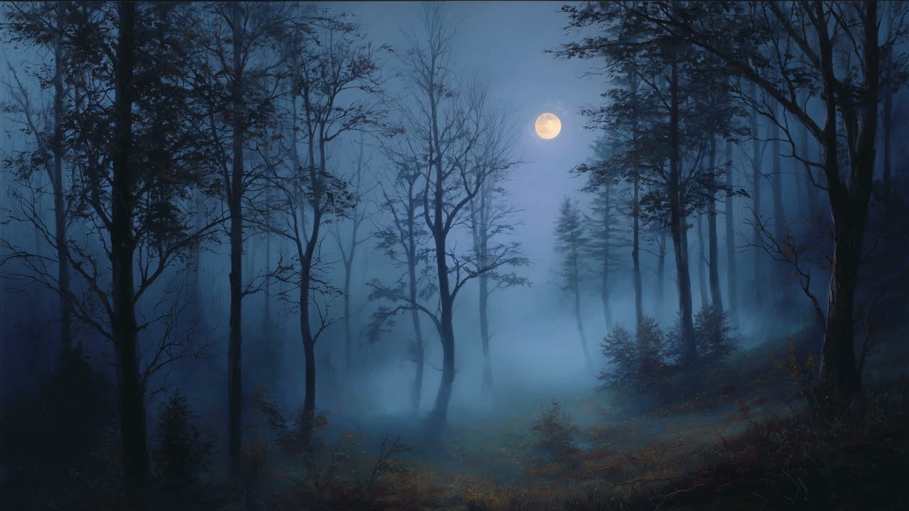 Haunted Forest TV Art :: Spooky Woods Frame TV Art :: Halloween TV Screensaver :: Silent Video