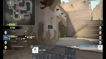 [CS:GO] 1v5 Clutch on Mirage @ FACEIT
