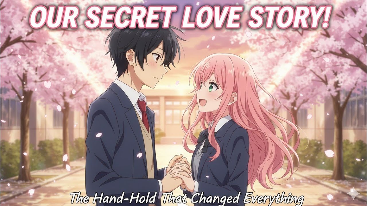  School love story"School का पहला प्यार 💕 Cherry Blossom Kiss |Anime Love Story 