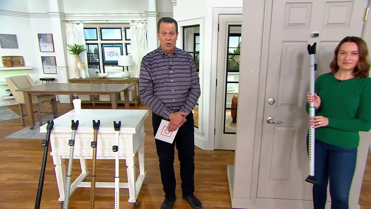 Sabre Adjustable Door Security Bar with Alarm on QVC