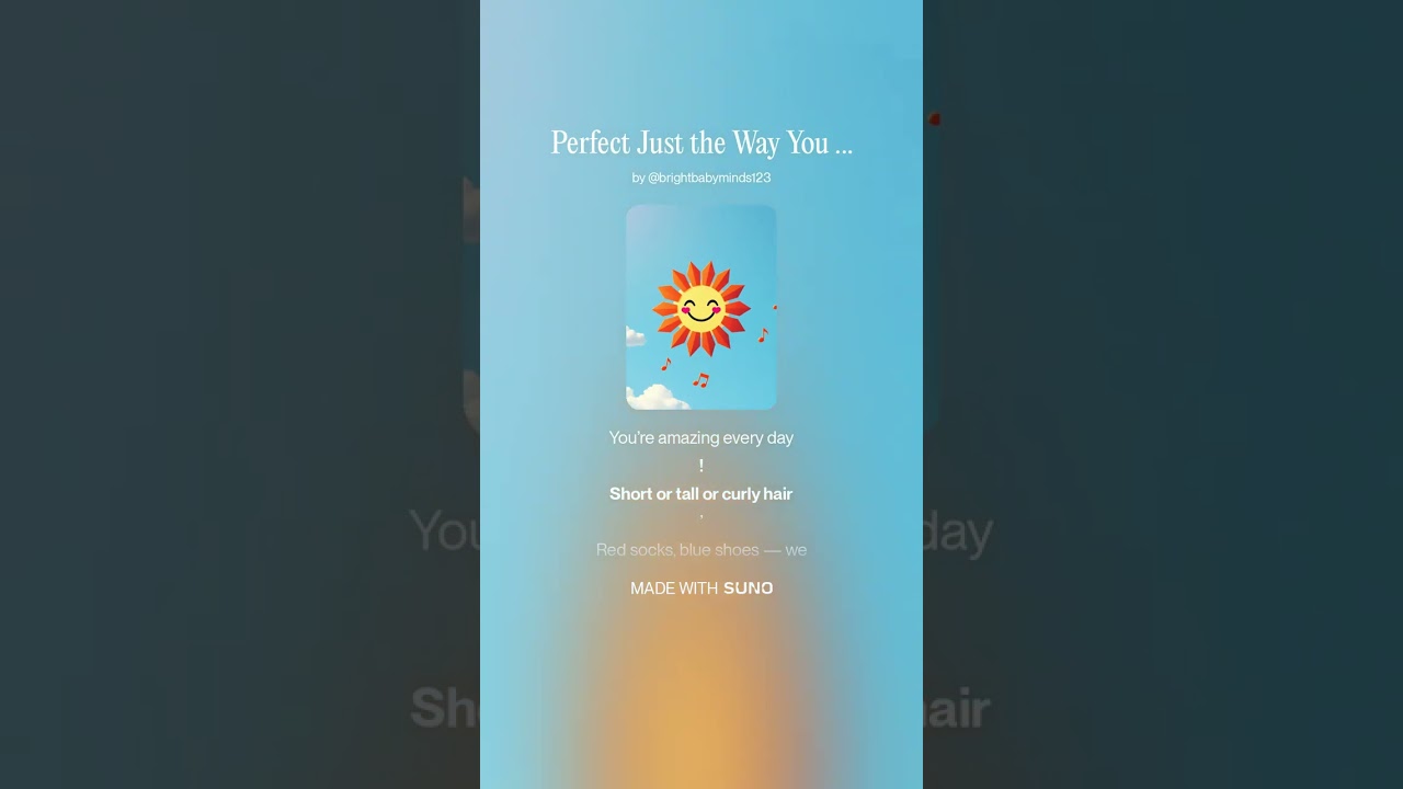 Perfect Just the Way You Are   Bright Baby Minds  Music and Movement   Educational and Learning Song