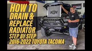 My Tacoma Gets A Upgraded Radiator No More Overheating Issues | How To Install In Depth 2016+ Tacoma