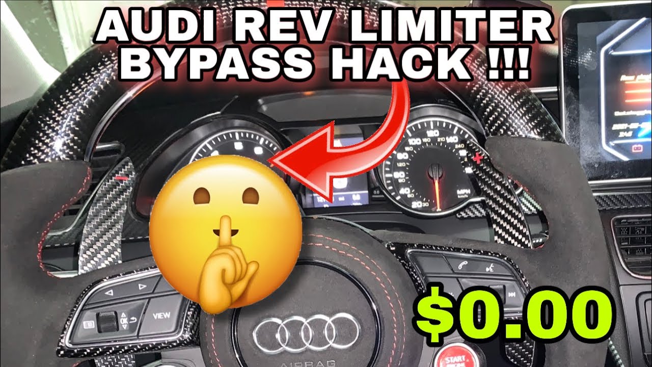 (AUDI) REV LIMITER BYPASS HACK !!! NO TUNE !!! Any Car VW YouTube