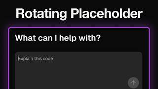 Making a better textbox with Framer Motion