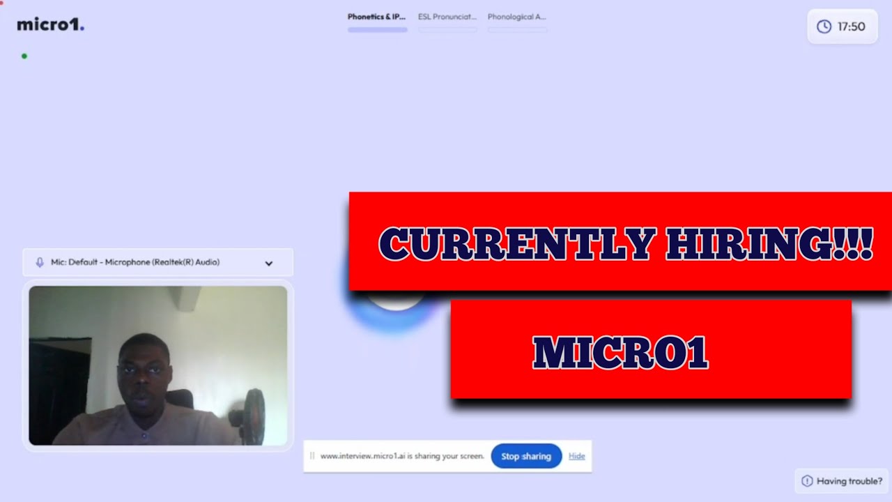 CURRENTLY HIRING! MICRO1 AI