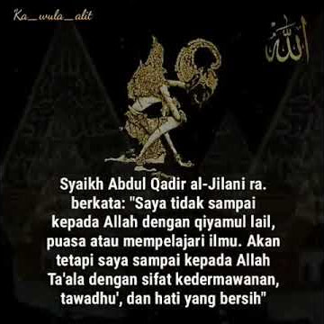 Story WA Syekh Abdul Qadir Al-Jilani