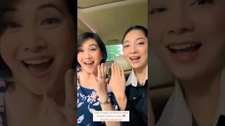 Gemas • Sehati • Gemas • Ungu Ungu • so Cute 💜💅🏻 Mom n Daughter 😍