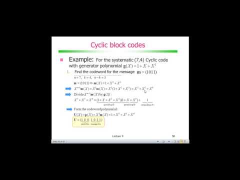 Vídeo: Como os códigos cíclicos são diferentes dos códigos de bloco linear?