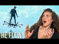 MAN FLIES OVER MY HOUSE ON HOVERBOARD!