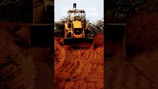 JCB powerful excavator engine hills road cutting 🚜 off road