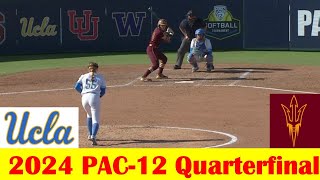 Arizona State vs UCLA Softball Game Highlights, 2024 PAC-12 Tournament Quarterfinal