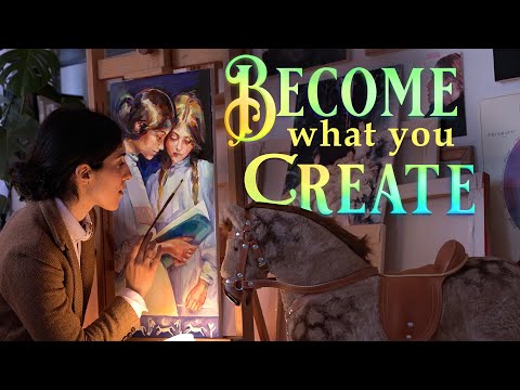 Transform your Life through Thoughts & Creations 🔮 Watercolor & Oil Painting 🎠 Cozy Art Vlog