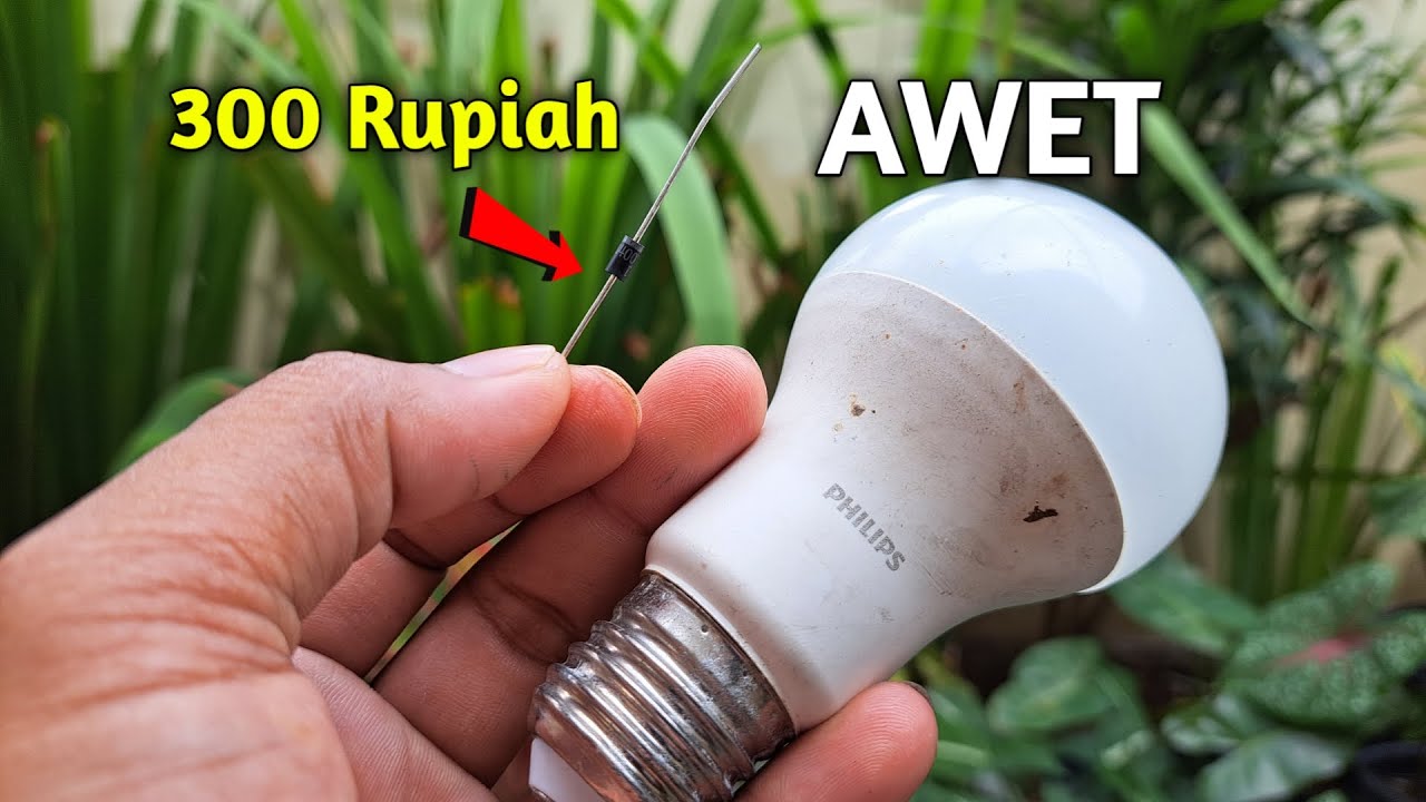 300 RUPIAH!!! Perbaiki Lampu LED Mati Total Dengan Mudah