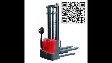 1.5 ton walking electric pallet stacker operation guide demo video