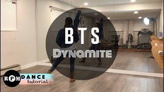 BTS "Dynamite" Dance Tutorial (Chorus)