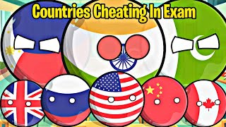 Countries Cheating In Exam😂[Funny And Interesting]😂😂#countryballs #worldprovinces