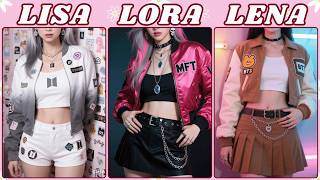 Lisa, Lora or Lena? 💖 Choose Your Aesthetic! | Fun Style Challenge 💅✨ #lisaorlena #trending #fashion