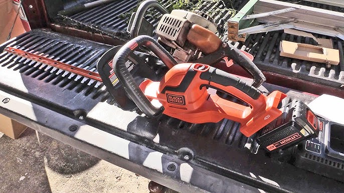 BLACK+DECKER 20V MAX Cordless Hedge Trimmer Unboxing and Review 