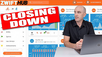 ZwiftHUB Zwift Badge Tracking Website CLOSING DOWN // New Achievement Unlocked!
