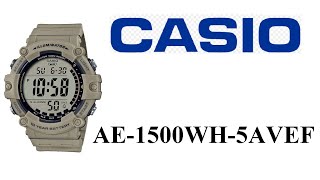 CASIO  AE-1500WH-5AVEF