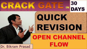 Quick Revision | Open Channel Flow | GATE Civil Engineering