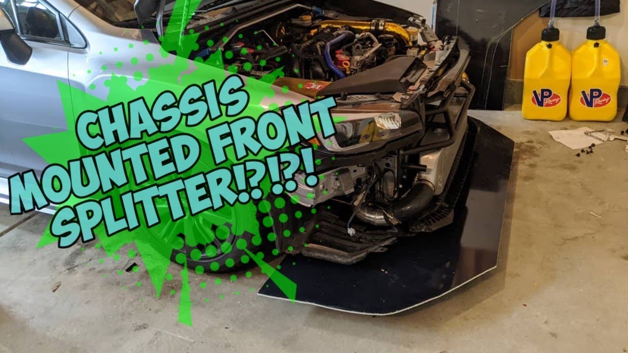 2016 Subaru WRX Chassis Mounted Splitter install Part 1
