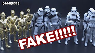 Fake Star Wars Bandai Model Kits Stormtroopers Nuclear Models Toy Review 4K