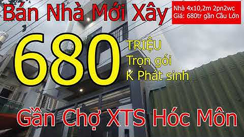 Bán Nhà gần Chợ Xuân Thới Thượng Hóc Môn giá TRỌN GÓI 680 triệu I Nhà đất Hóc Môn giá rẻ 2024 SHR