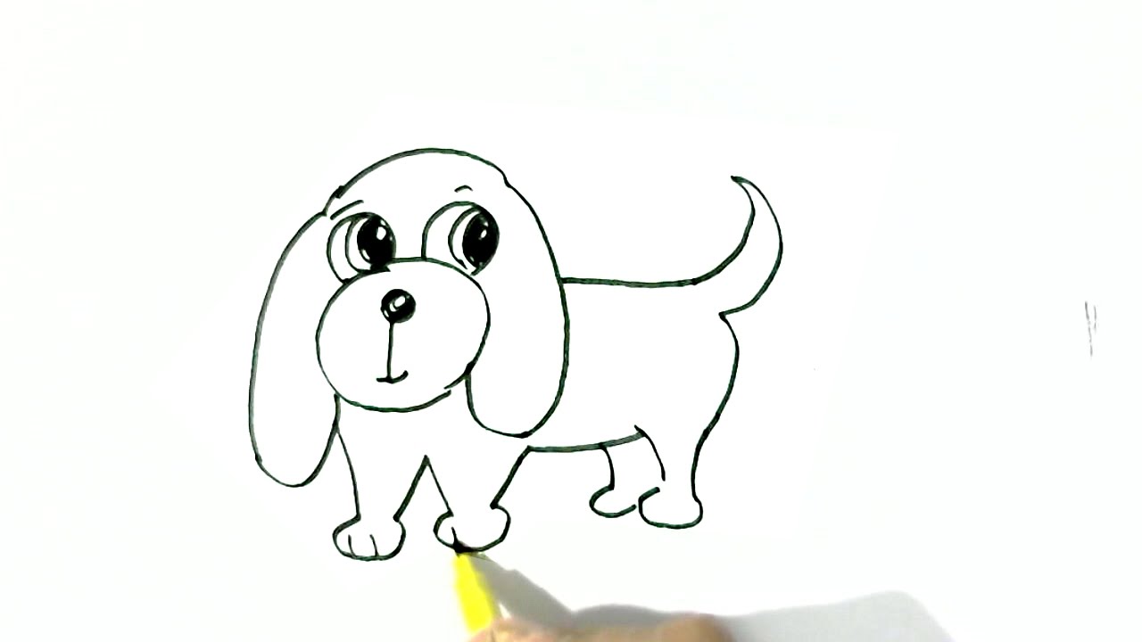 Images Of Dogs To Draw Easy