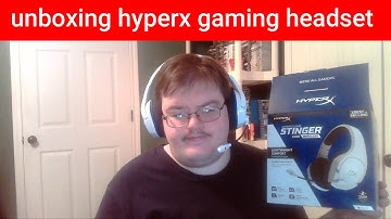 unboxing - my bran new gaming headphones hyperx cloud stinger core wireless!