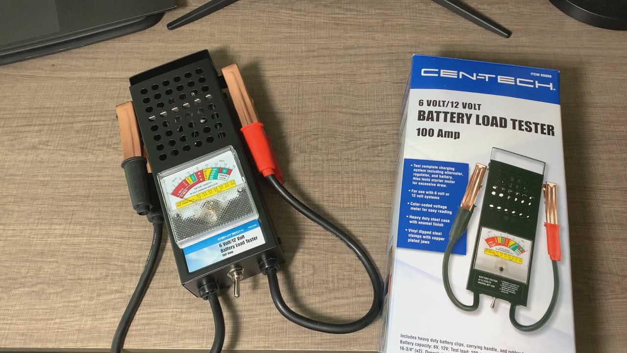 Cen-tech Battery Tester Manual