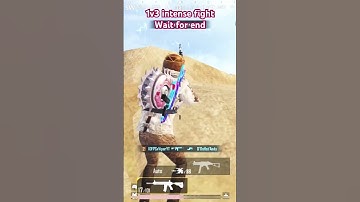 1v3 intense fight in karakin map wait for end #bgmi #gaming #shortsvideo