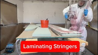 Laminating Stringer Foam using 1708 Biaxial and my Phoenix Equipment LF1 by Backyard Boatworks 879 views 1 month ago 5 minutes, 1 second