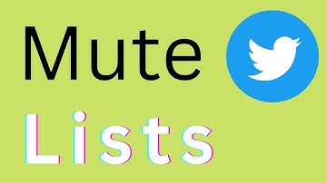 How to see the mute list of twitter?