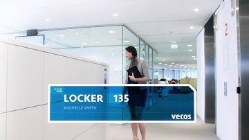 Locker management - hot lockers - office locker system for agile working - Vecos