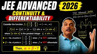 🔥JEE Advanced 2026 pyq | Continuity & Differentiability