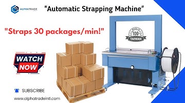 "Fast & Reliable Automatic Strapping Machine | TP-6000 Demo"