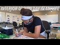 DAY IN MY LIFE: INTERIOR DESIGN STUDENT | class, projects + more