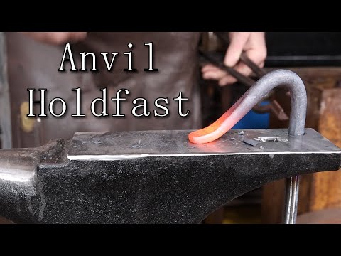 Forging a Holdfast for the Anvil - Basic Blacksmithing