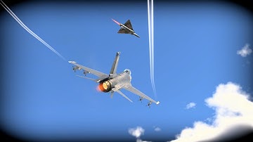 War Thunder - Dogfights - Mirage 2000C vs. F-16A (Pt. 2)