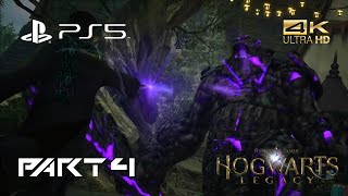 Defeat Powerful Troll That Attack Hogsmeade With Ancient Magic Hogwarts Legacy - Part 4 PS5 4K 60fps