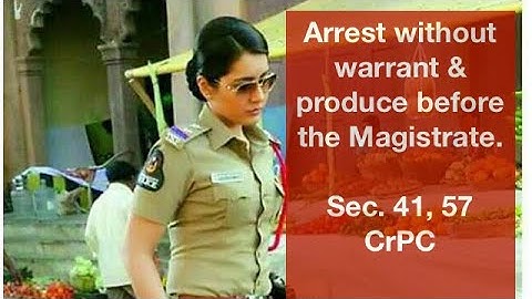 Arrest without warrant | CrPC Sec. 41