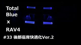 【50系RAV4】後部座席快適化　USBイルミライト 【カーメイトCZ406】