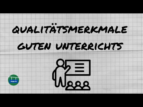 Qualitätsmerkmale guten Unterrichts