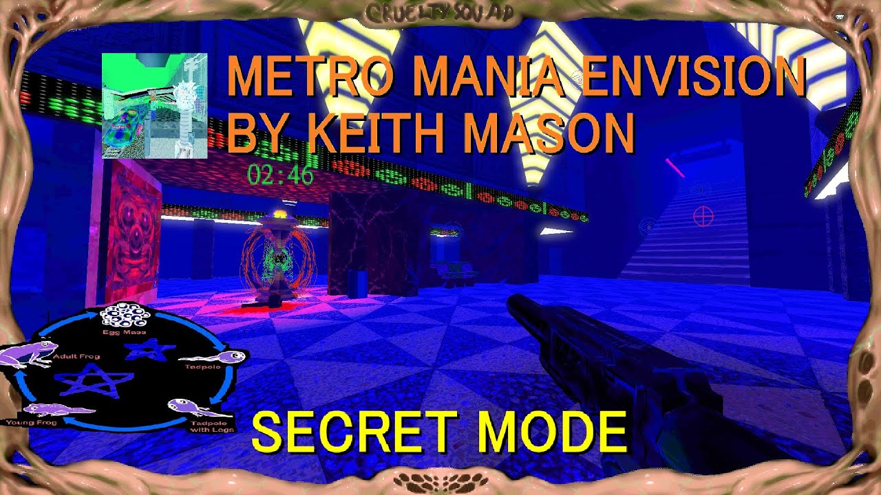 Cruelty Squad Custom Map: Metro Mania Envision SECRET MODE