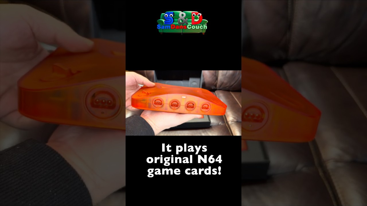 Analogue 3D Fire Orange HANDS ON #shorts #analogue3d #nintendo64 #n64 #gaming #retrograming