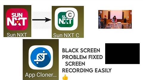 black screen problem fixed any app screenrecording easily 😍sun nxt app watch seriels any other