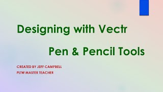 Designing with Vectr - The Pen and Pencil Tool Profile