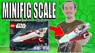 The Perfect LEGO Minifigure Scale Kenobi's Starfighter 75333 Alternate